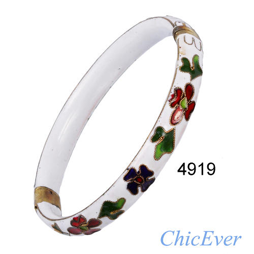 Armreif, Armreifen, Armband, Armkette, Cloisonne, 4919 - zum Schließen ins Bild klicken